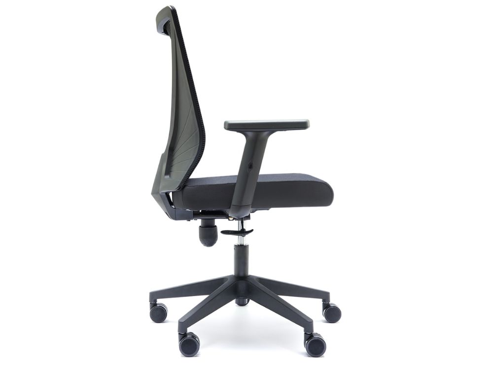 SILLA ERGONÓMICA TIRANA NEGRA